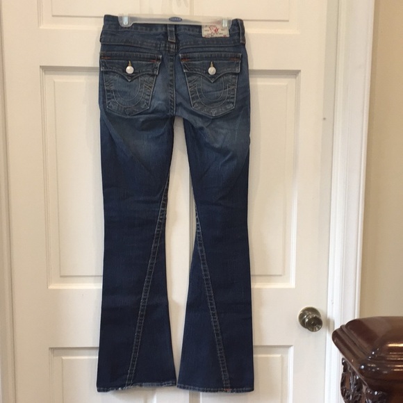 True Religion Joey Flare Jeans Size 27 - Picture 5 of 13